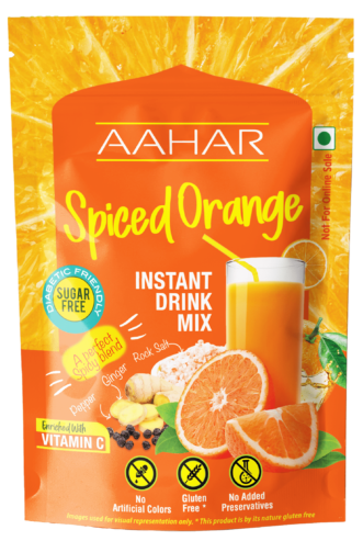 Aahar Orange Juice Pre Mix 500gm